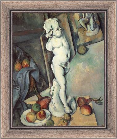 framed  Paul Cezanne Stilleben mit Cupido, Ta3071-1